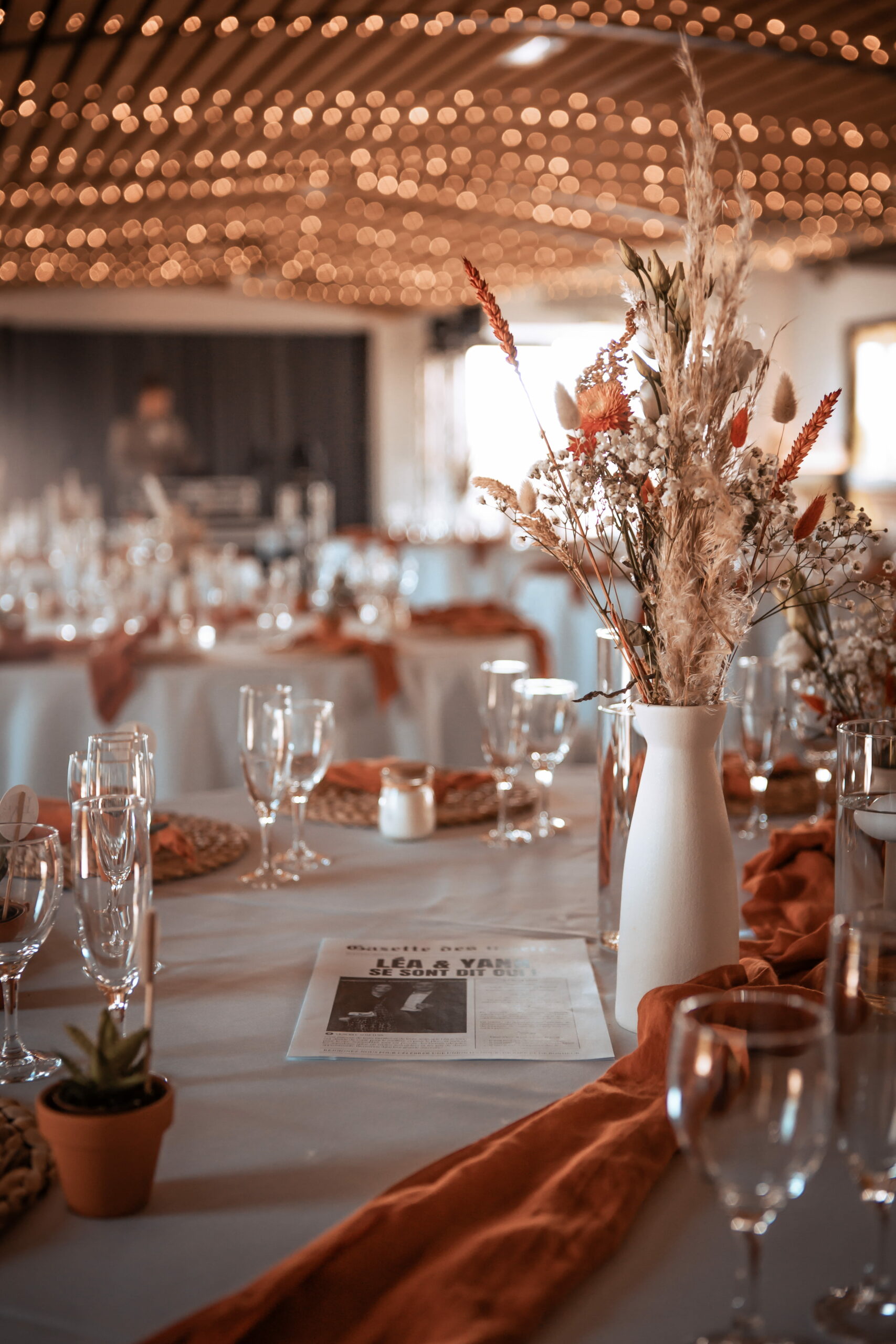 Décoration salle de cérémonie de mariage - Les trésors de Madine