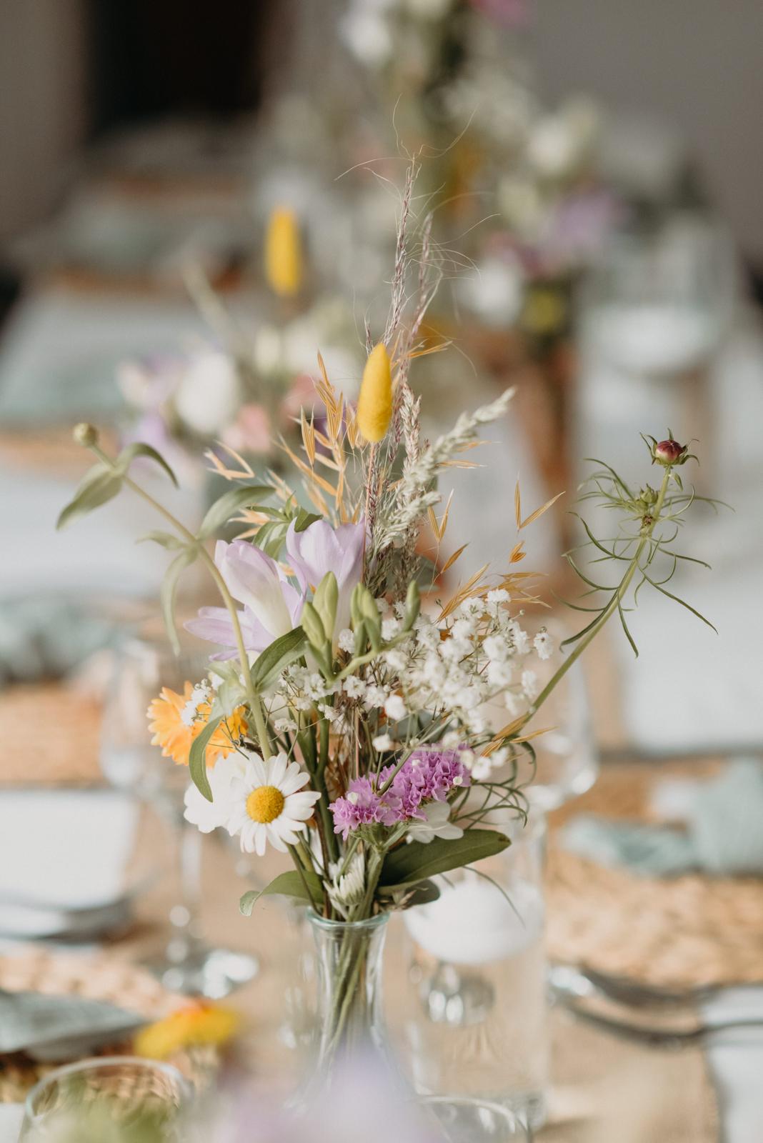 Décoration centre de table mariage - Les trésors de Madine