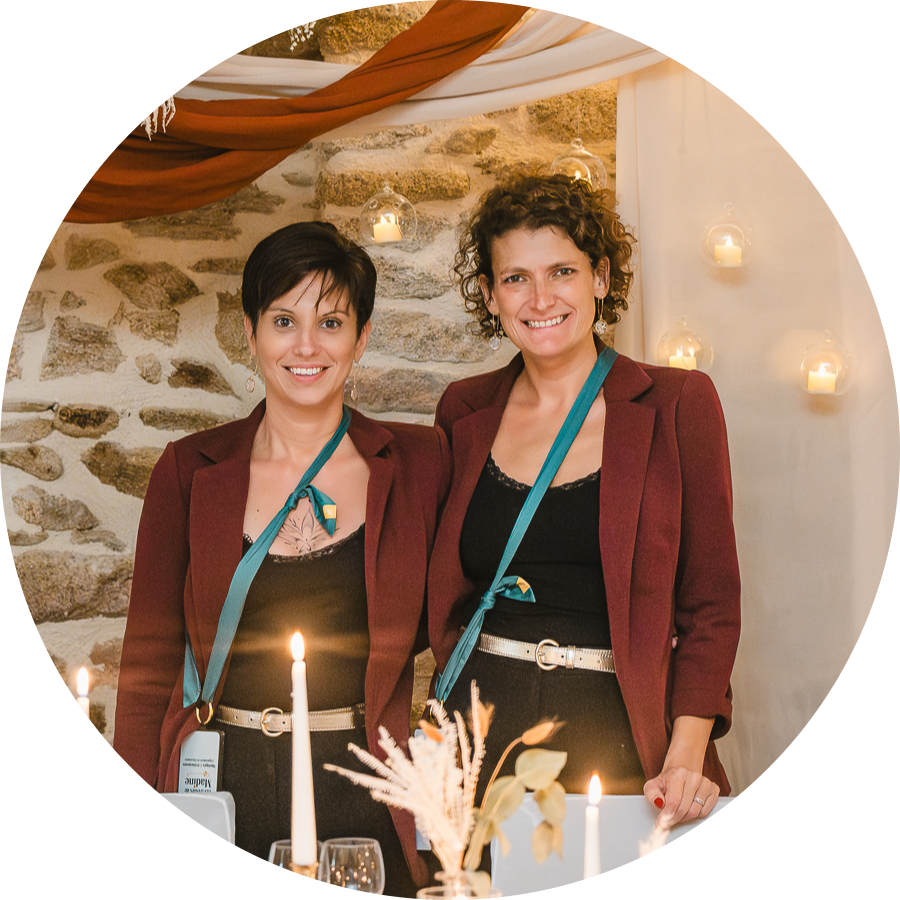 Marine et Blandine les wedding planner des trésors de Madine -